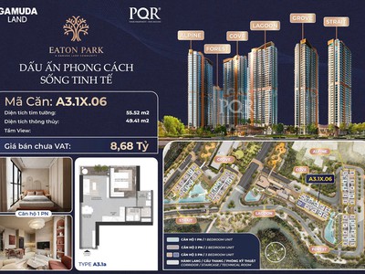 Giỏ hàng căn hộ eaton park giá gốc cđt -  căn hộ cao cấp 1pn, 2pn, 3pn, shophouse eaton park - 0