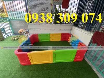 Nhà banh cho trẻ em mầm non, quây nhà bóng giá rẻ 1