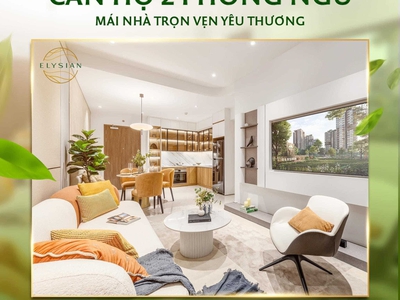 Căn hộ elysian quận 9, rổ hàng đa dạng các căn từ 1,2,3pn giá tốt view đẹp, mua ngay trực tiếp cđt, 2