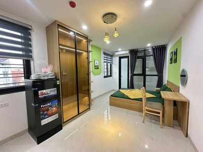 Bán tòa nhà căn hộ dịch vụ phố chùa láng dt 85m2, 7  tầng thang máy, gần đại học ngoại thương, 3