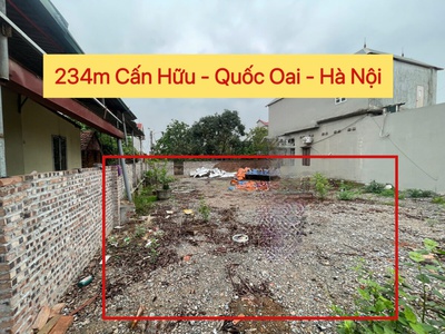 Chính chủ bán lô đất đẹp 234m tại cấn hữu-quốc oai-hà nội 0