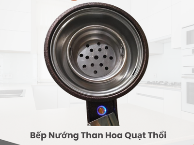 Bếp Nướng Than Hoa Quạt Thổi- 0