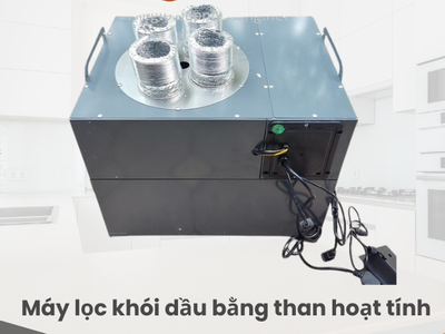 Máy lọc khói dầu bằng than hoạt tính bếp nướng 2