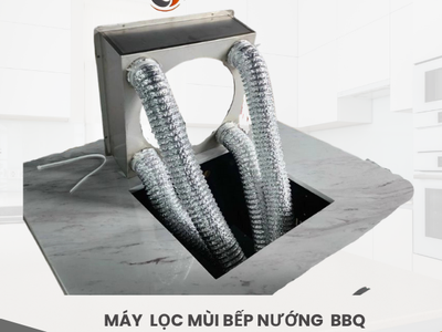 Máy lọc khói tại bàn nhà hàng lẩu nướng 0