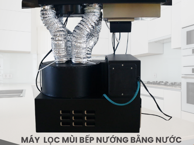 Máy lọc khói tại bàn nhà hàng lẩu nướng 2