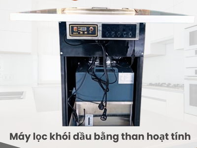 Máy lọc khói dầu bằng than hoạt tính bếp nướng 4