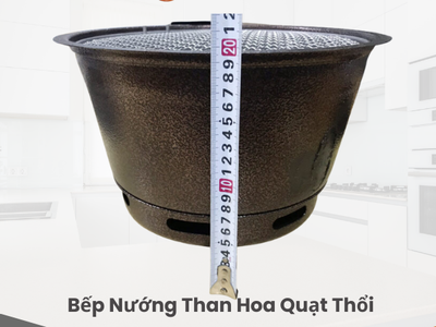 Bếp Nướng Than Hoa Quạt Thổi- 5