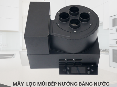 Máy lọc khói tại bàn nhà hàng lẩu nướng 3