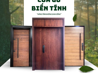 Cửa gỗ biến tính 0