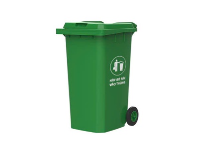 Thùng rác nhựa 240lit dung tích lớn, thiết kế tiện dụng, bền vượt trội 1