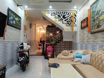 Bán nhà hẻm xe hơi - gần aeon mall cao lỗ, quận 8 62m2  4x15m  3 tầng nhỉnh 8 tỷ 1