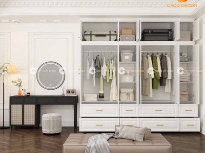 Tủ Quần Áo Gỗ Công Nghiệp TAM067 2