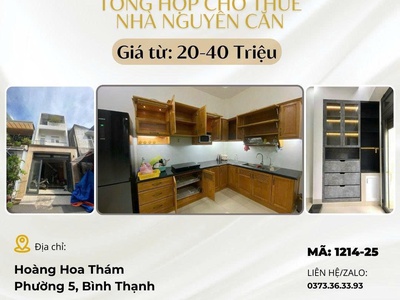 Cho thuê nnc quận 10 phú nhuận bình thạnh gò vấp giá từ 20tr đến 40tr 4
