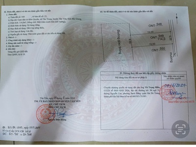 Cần bán 2 mảnh đất thổ cư trung tâm tân yên   giá chỉ 1,1 tỷ   sổ đỏ chính chủ   thương lượng trực 4
