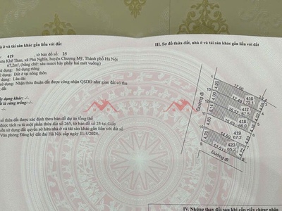 Chính chủ bán lô đất đẹp 67,2m tại phú nghĩa-chương mỹ-hà nội 4