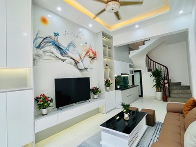 Hoa bằng-dt 35m-7,950 tỷ-30m ra phố,thoáng trước sau,full nội thất 0
