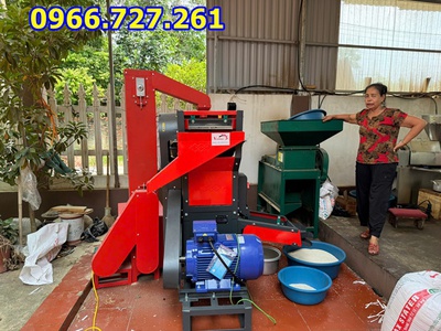 Máy xay xát gạo 3 pha kèm gầu tải Takyo TK1100   Động cơ 15kW 1