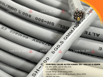 Cáp điều khiển Altek Kabel SH-500 8G0.5mm Đà Nẵng, Hà Nội 2