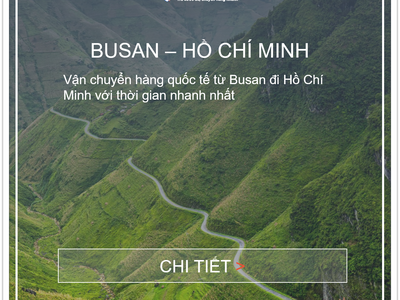 Giá cước vận chuyển từ Busan, Hàn Quốc về Việt Nam 0