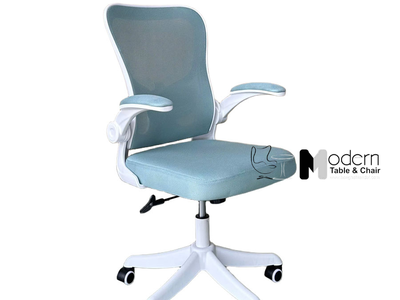 Ghế xoay văn phòng lưng lưới nệm vải màu pastel CE4562-2M tại HCM 1