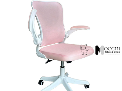 Ghế xoay văn phòng lưng lưới nệm vải màu pastel CE4562-2M tại HCM 2