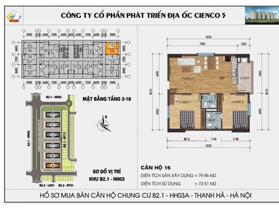 Bán căn góc 2 ngủ full đồ  view hồ chung cư Thanh Hà 2