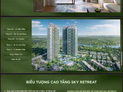 Bán căn hộ 3pn eco retreat giá tốt, có vườn mây siêu đẹp 2