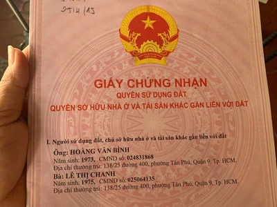 Bán đất dt: 57,6m2 giá tốt nhất thị trường khu vực đường 400, p.tân phú, tp.thủ đức 0