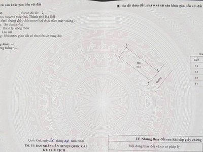 Chính chủ bán đất đẹp   tân phú, quốc oai, hà nội 1