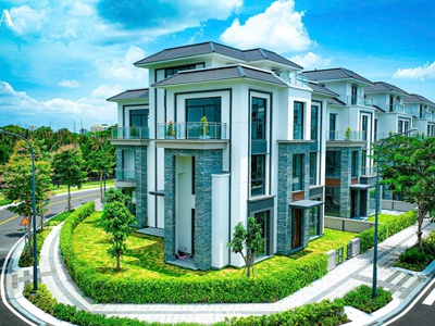 Tham quan thực tế khu compound Nhà Phố - Biệt Thự ven sông Quận 2 của Khang Điền 3