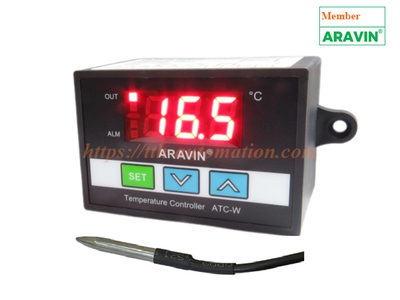 Bộ điều khiển nhiệt độ ATC-W2002C, xuất xứ Aravin 0