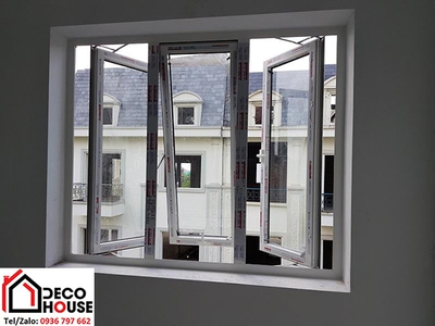 Thi công cửa sổ mở hất 3 cánh uy tín chất lượng cao 0