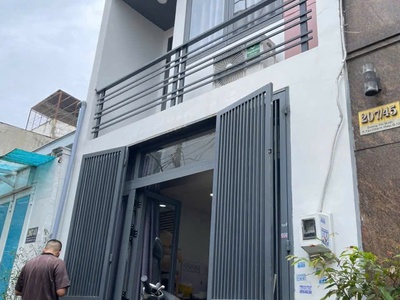 Nhà đẹp đúc kiên cố 1 lầu sổ hồng riêng dương thị mười gần bệnh viện q12 0