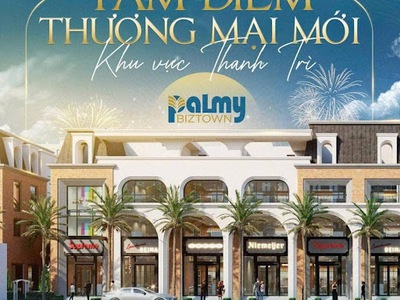 Bán căn liền kề Palmy Biztown   HDB Thanh Trì   75m    giá chỉ 150tr/m    thấp hơn 1/2 The Manor 0