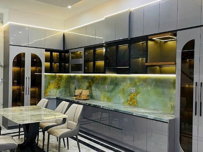 Nhà mới ở tân triều, rộng rãi thoáng mát, có sân để ô tô thoải mái. 4