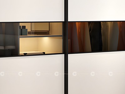 Tủ Áo Gỗ Công Nghiệp MDF Cánh Lùa Cao Cấp 2