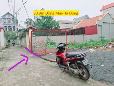 Chính chủ cần bán lô đất 80,9m tại tổ 16- đồng mai-hà đông-hà nội 0
