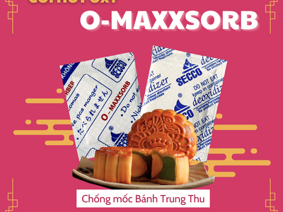 Bánh Trung Thu không mốc nhờ gói hút Oxy SECCO 0