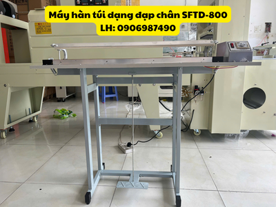 Máy hàn miệng túi đạp chân sftd-800 2