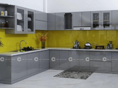 Tủ Bếp Nhựa Picomat Phủ Acrylic Cao Cấp Hiện Đại 1