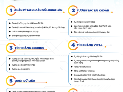Phần mềm nuôi nick TikTok tự động, tăng tương tác thần tốc-MKT TikPro 1