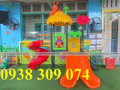 Cầu trượt liên hoàn xích đu, cầu trượt liên hoàn giá rẻ 2