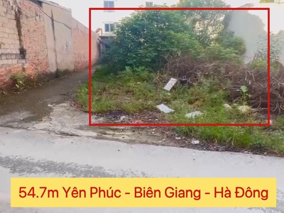 Hàng hiếm 54,7m tại biên giang-hà đông-hà nội 0