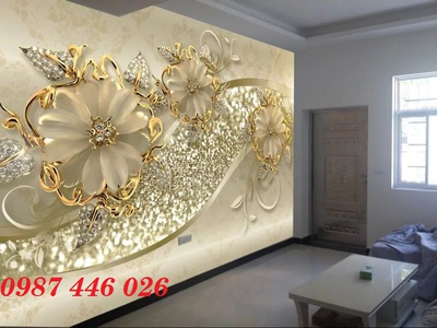 Tranh gạch men hoa 3d HP92344 4