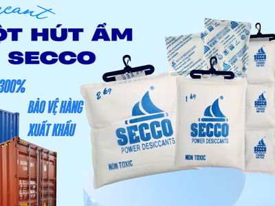 Bột hút ẩm SECCO lá chắn bảo vệ hàng hóa khỏi ẩm mốc 0