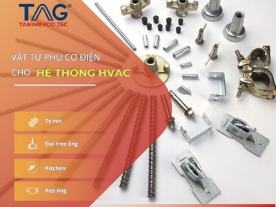 Vật tư phụ trợ cơ điện cho hệ thống HVAC 0