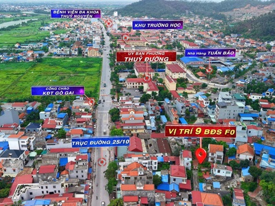 Hạ giá bán nhanh  1 lô Góc Trung Tâm TT Núi Đèo, Tuyến 2 Đường 25/10, Ngõ Nông, Giá Chỉ 1,3xtỷ 2