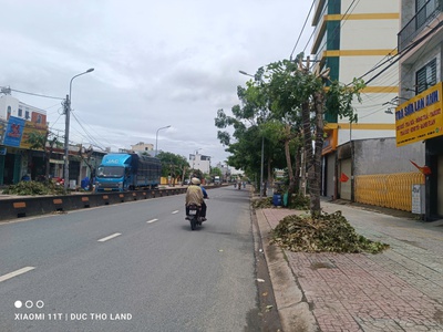 Đất mặt tiền lê thị riêng, 1 lô duy nhất bán 160m2 full thổ cư, vỉa hè 6m, xây được 8 tầng 2