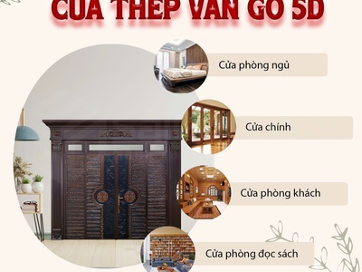 Cửa Thép 5D   Đẳng Cấp Sang Trọng, Bền Bỉ Với Thời Gian 3