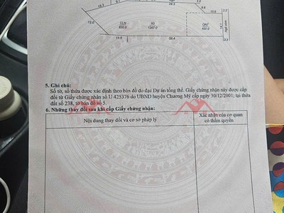 Bán lô đất nghỉ dưỡng 1267m tại tiên phương-phường chương mỹ-hà nội 4